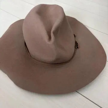 ca4la 울 펠트 넓은 챙 햇