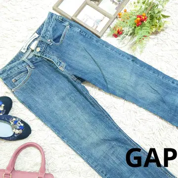 GAP 데님/청바지 (S 상당) 블루/스트레치 소재 혼합/7부 기장