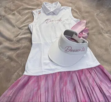 데상트 골프 원피스 바이저 세트