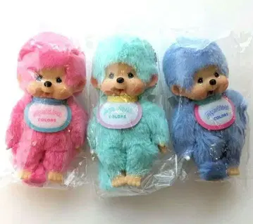 몬치치 컬러즈 키체인 3개 세트