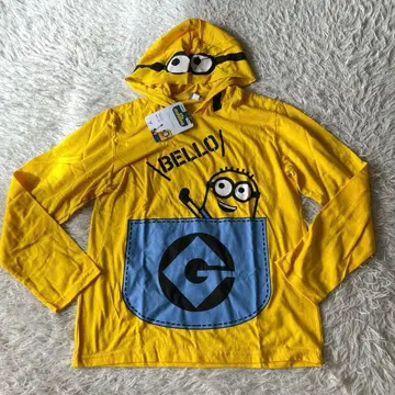 새상품 minions 미니언즈 후드티 롱 슬리브 상의