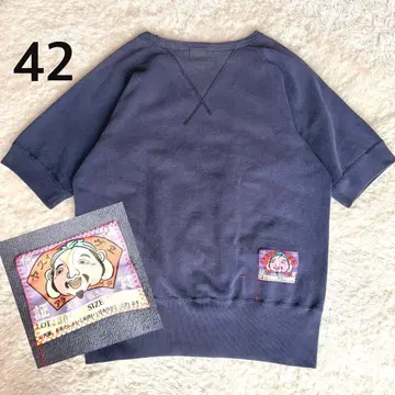 에비수 EVISU 택 와펜 포함 맨투맨 트레이닝복 42 반팔