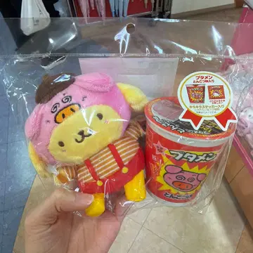 산리오 부타멘 마스코트 키링 푸딩