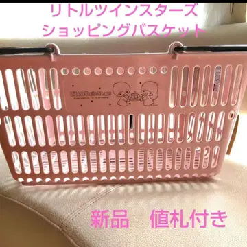 리틀트윈스타 키키라라 쇼핑 바스켓 쇼핑 바스켓 벚꽃색 새상품