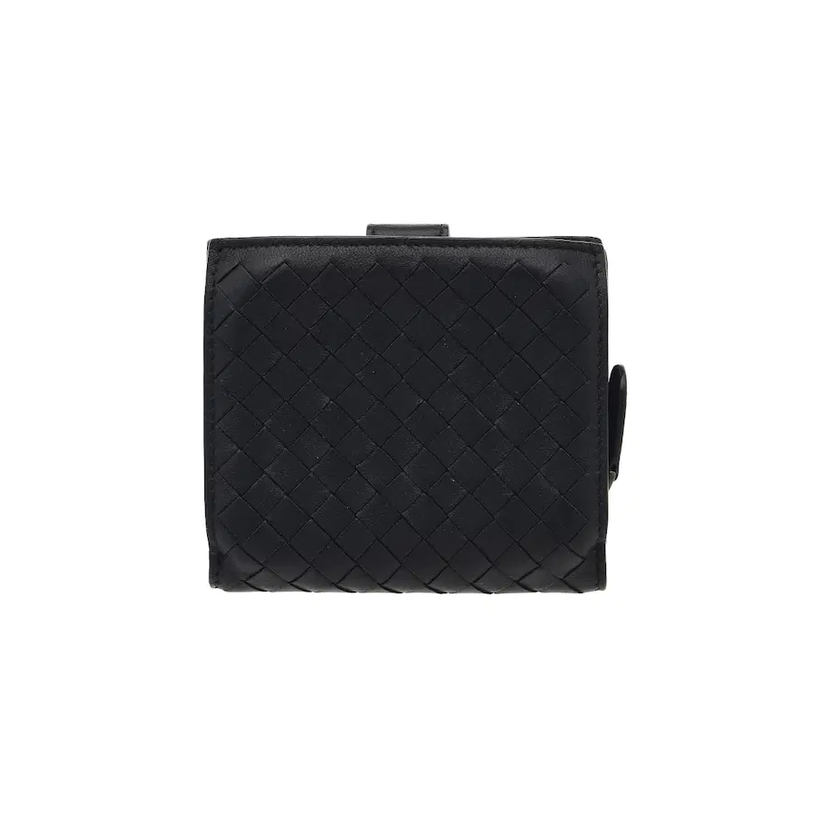 宝缇嘉（Bottega Veneta）Intrecciato编织纹理短款钱包