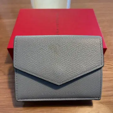 보나벤츄라 가죽 3단 폴더형 지갑 블루린