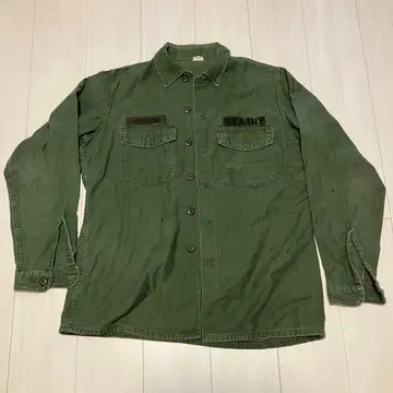 명품 60's 유틸리티 셔츠 올 더블 스티치 셔츠 소매 세컨드