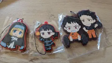 불꽃 소방대 러버 스트랩 3개