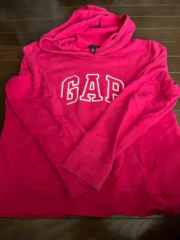 GAP 후드 부착 후드티 XL 핑크