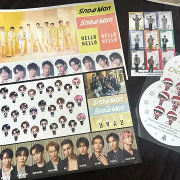 Snow Man 스티커/씰 파일 등 여러가지