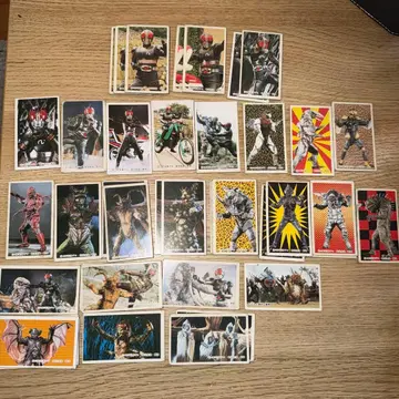 가격 인하 중 [ 쇼와 레트로 ] 가면라이더 RX 멘코 26종 40장