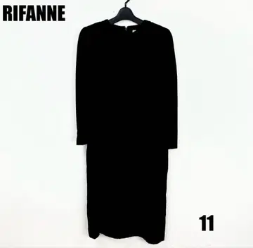 RIFANNE 긴팔 무릎 기장 원피스 L 사이즈 여성