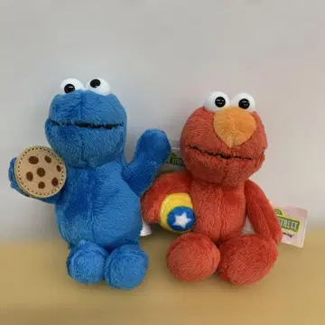 새상품 NiCi 니키 키링 세서미 스트릿 엘모 쿠키 몬스터