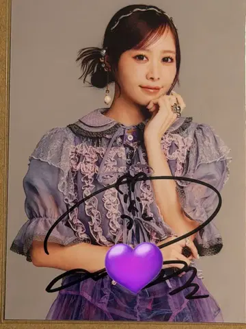 FRUITS ZIPPER 나카가와 루나 사인 포함 브로마이드