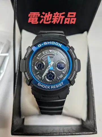 G-SHOCK AW-591 블루 x 블랙