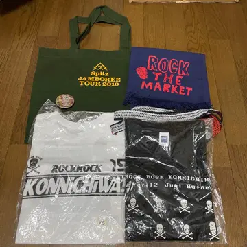 Spitz LIVE TOUR 티셔츠 가방 배지 앞치마 세트 모음