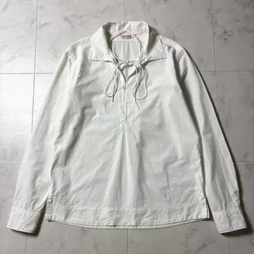 45rpm 45R 스키퍼 셔츠 블라우스 풀오버 3 화이트