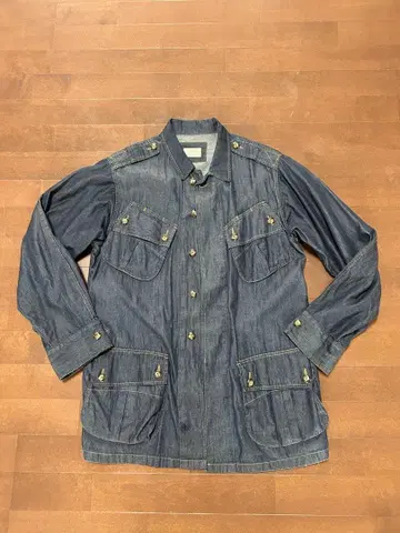 bagutta 데님 커버올 긴팔