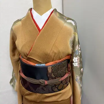 순수 실크 크레이프 원단 보물 모음 호몬기 바느질 문장 하나 문장 기모노