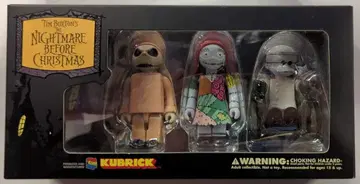 메디콤토이 큐브릭 100% 팀 버튼의 크리스마스 악몽 세트