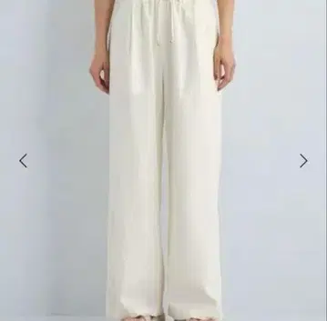 그린 레이블 리라싱 브리즈 린넨 와이드 팬츠 34