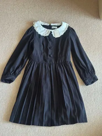 LODISPOTTO 블랙 플리츠 원피스