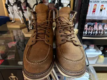 한정수량 레드윙 1930 브라운 스웨이드 미드컷 워크 부츠