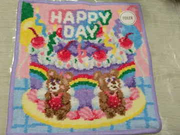 새상품 FEILER 손수건 웰컴 해피 데이!