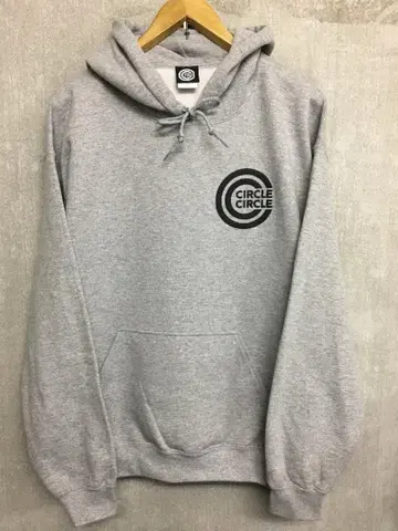 서클 서클 로고 프린트 풀오버 맨투맨 후드티