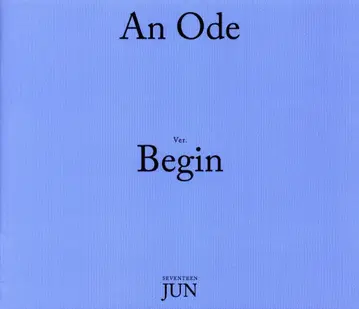 SEVENTEEN An Ode JUN 소책자 Begin
