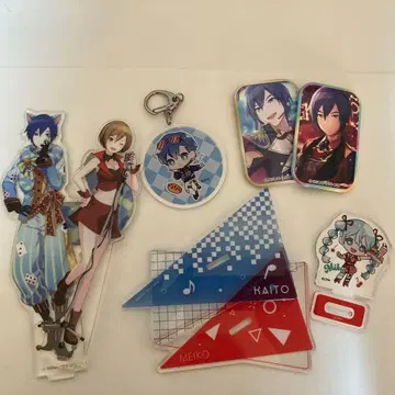 하츠네 미쿠 MEIKO KAITO 아크릴 스탠드 키링