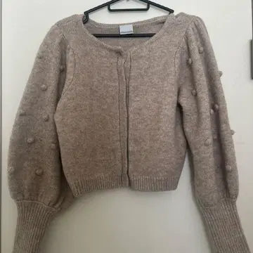 메종 에셸 Maison Echelle 폼폼 포함 가디건