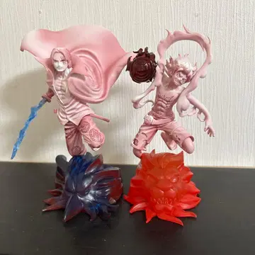 나루토 사스케 피규어 2체 세트