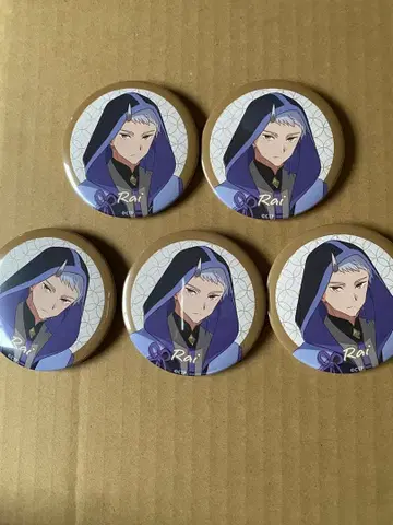 초 카구야 히메! 데데카 캔뱃지 번개 5개 세트