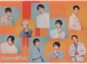 SnowMan 22년 포트레이트 시리즈 집합 미니 클리어 파일 가로