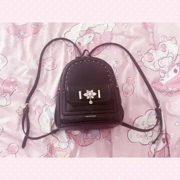 사만사 베가 비쥬 리본 백팩 블랙