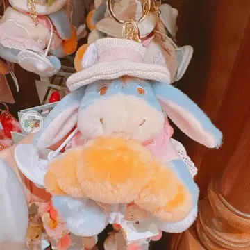 상하이 디즈니 부활절 봄날 봄 봉제 인형 키체인 이요르 푸우