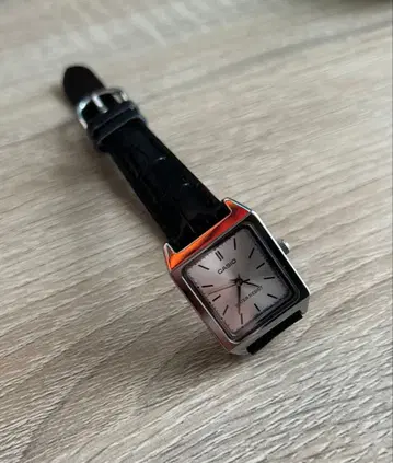 CASIO 아날로그 손목시계 실버/블랙