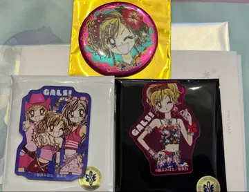 리본 카페 GALS! 아크릴 스티커 캔뱃지 세트