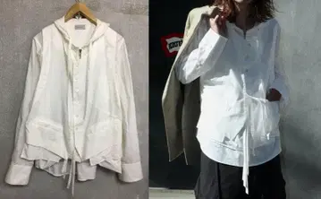 베드포드 24ss 베스트 레이어드 풀오버 셔츠