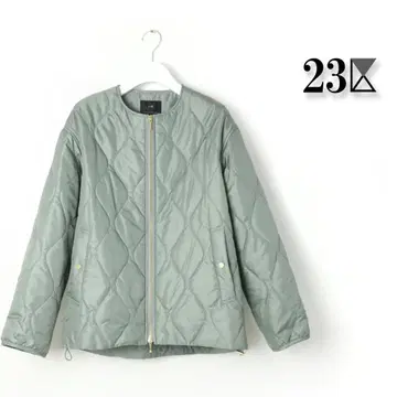 986 새상품 이번 시즌 23구 충전솜 패딩 컴팩트 아우터 블루종 38