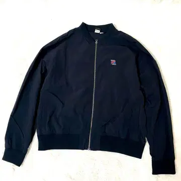 ROXY 록시 나일론 자켓 윈드 브레이커 로고 블랙