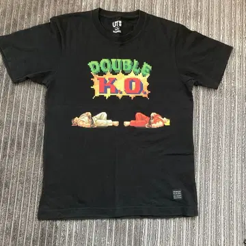 스트리트 파이터 CAPCOM DOUBLE K.O. 티셔츠 블랙 S