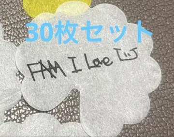 지드래곤 G-DRAGON 팬미팅 종이 꽃가루 FAM 한정 30장 세트