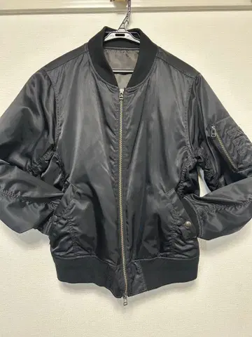 SHIPS JET BLUE MA-1 자켓 블랙