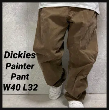 디키즈 덕 페인터 팬츠 브라운 빅사이즈 W40 L32