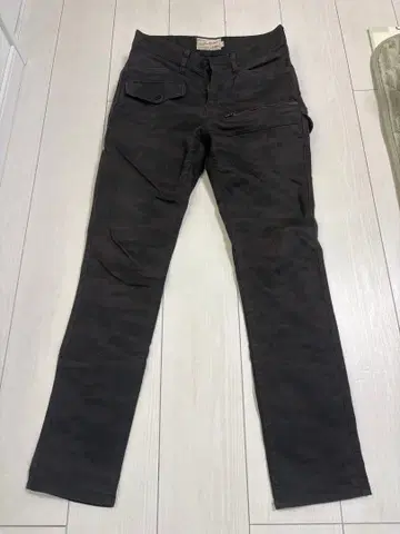 AVIREX 블랙 카고 팬츠 S