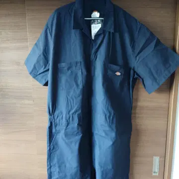 Dickies 네이비 반팔 오버롤 2XL