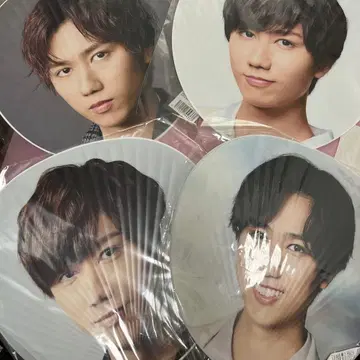 아베 료헤이 Snow Man 부채 4장 세트