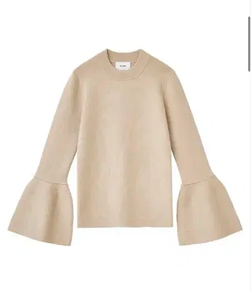 CLANE 벨 슬리브 니트 탑